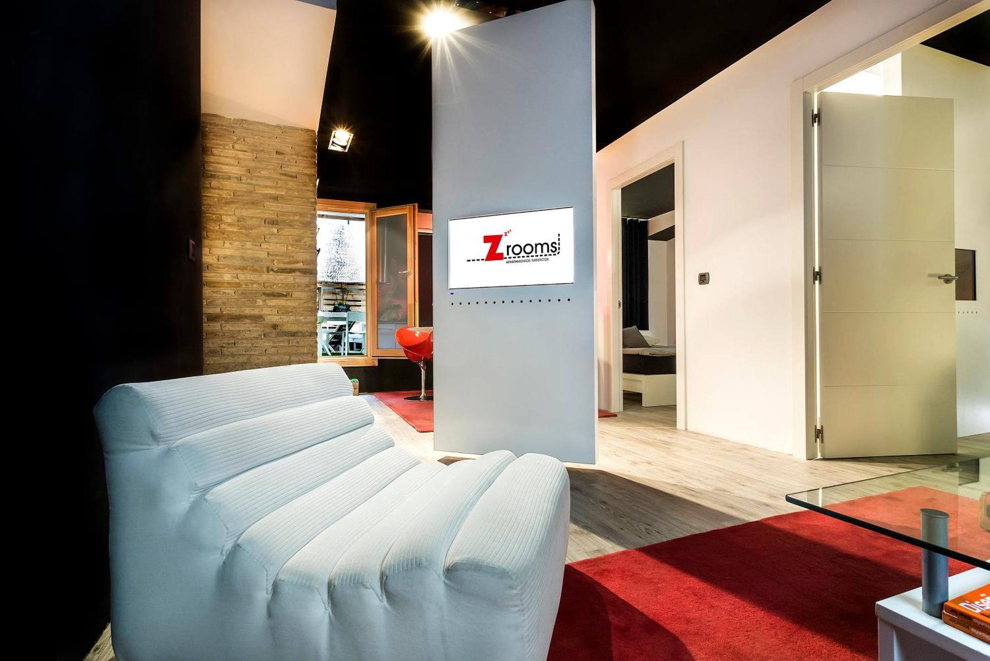 Zrooms&Suites Hostel Boutique Zaragoza Rum bild